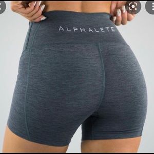 Alphalete Revival High Waisted Workout Shorts Size Medium